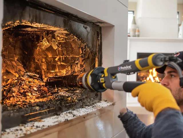 Professional chimney cleaning by Warrensville Heights Chimney Sweep in Warrensville Heights, OH
