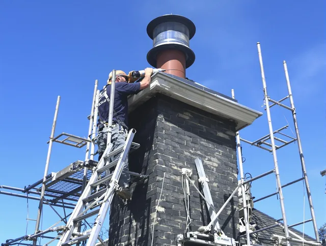 Sturdy chimney crown finished by Warrensville Heights Chimney Sweep in Warrensville Heights, OH