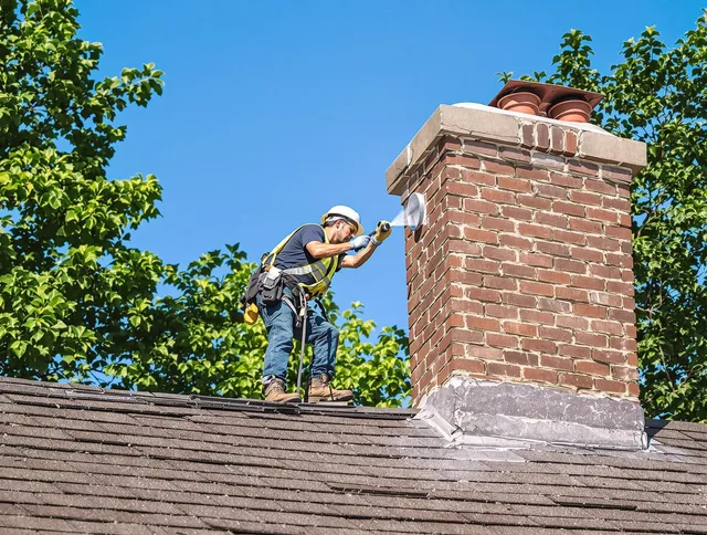 Warrensville Heights Chimney Sweep performing an inspection with advanced tools in Warrensville Heights, OH
