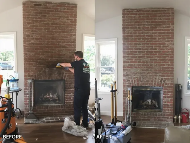 Finished chimney sweeping service by Warrensville Heights Chimney Sweep in Warrensville Heights, OH