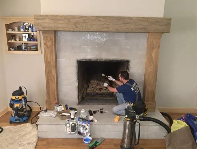 Detailed creosote removal process by Warrensville Heights Chimney Sweep in Warrensville Heights, OH
