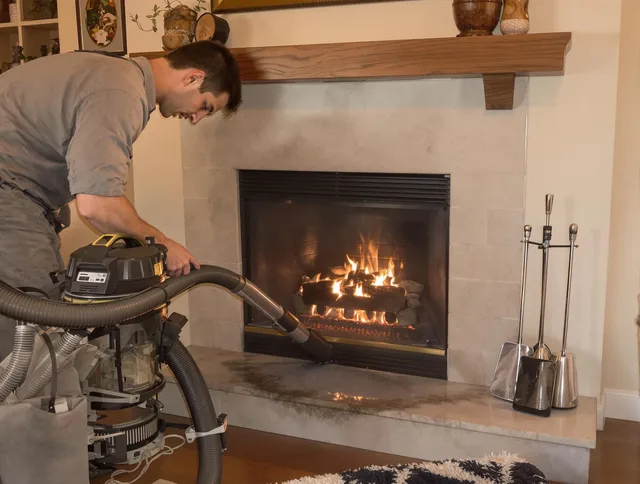 Routine fireplace upkeep by Warrensville Heights Chimney Sweep in Warrensville Heights, OH