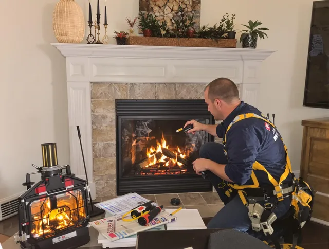 Safety-focused fireplace inspection by Warrensville Heights Chimney Sweep in Warrensville Heights, OH