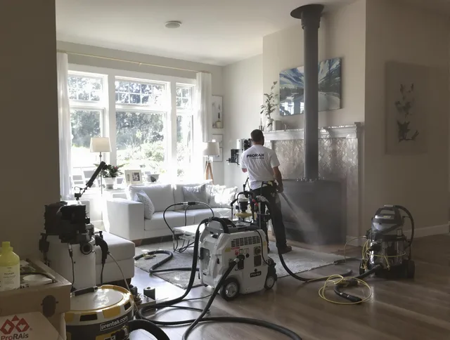 Soot removal service by Warrensville Heights Chimney Sweep for a fireplace in Warrensville Heights, OH